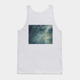 Morning on the Seine by Claude Monet Tank Top